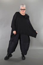 Chemise AKH Premium 2535 grande taille, noire