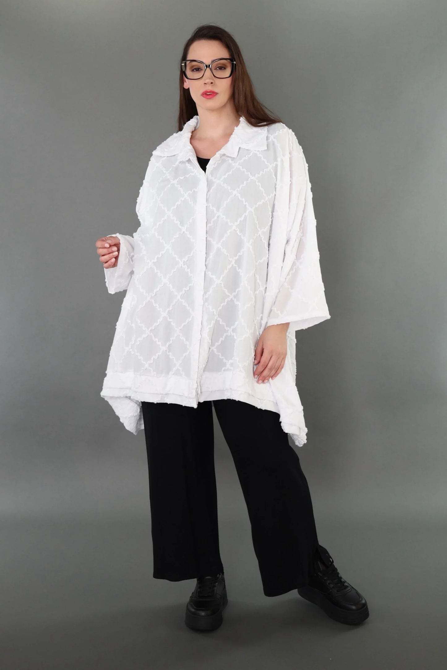 AKH Premium 7110 Bluse, Weiß