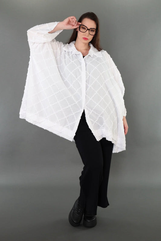 AKH Premium 7110 Bluse, Weiß