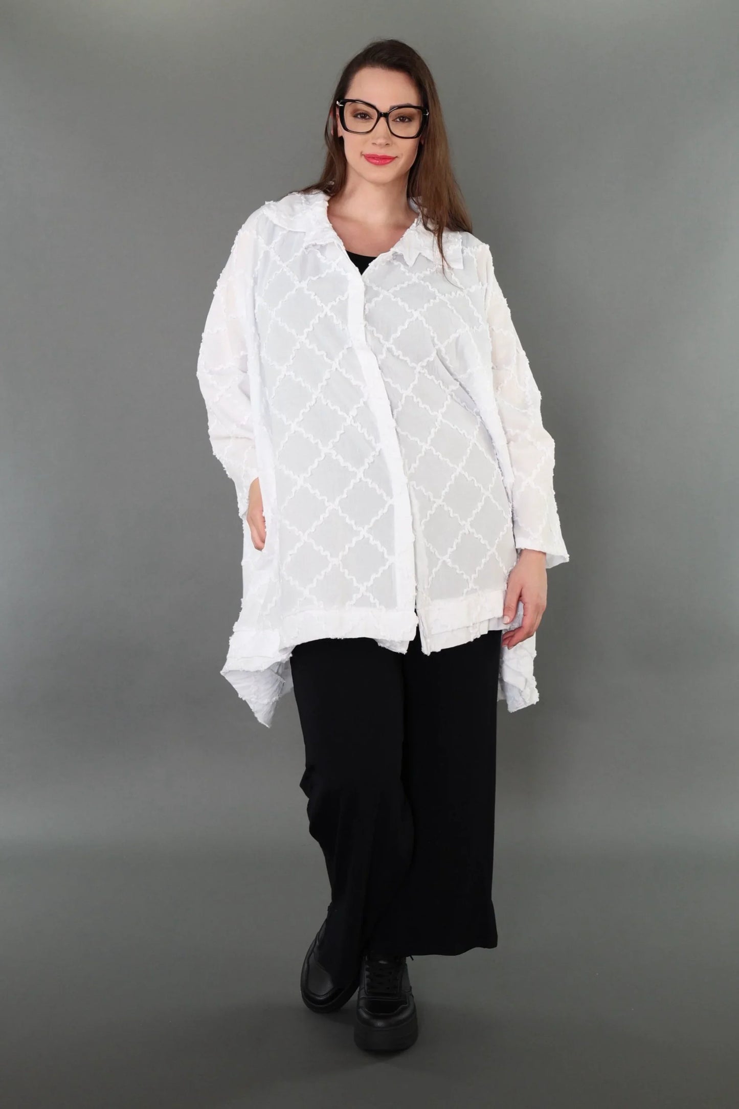 AKH Premium 7110 Bluse, Weiß