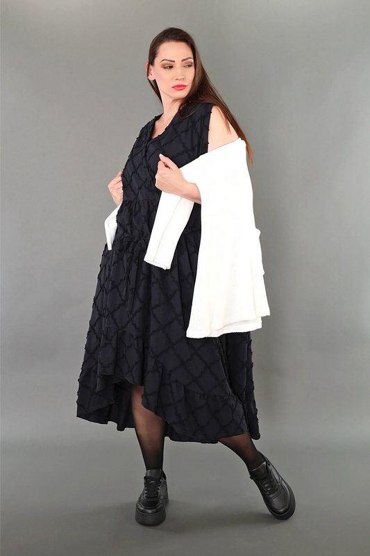 AKH Premium 7115 Kleid, Schwarz