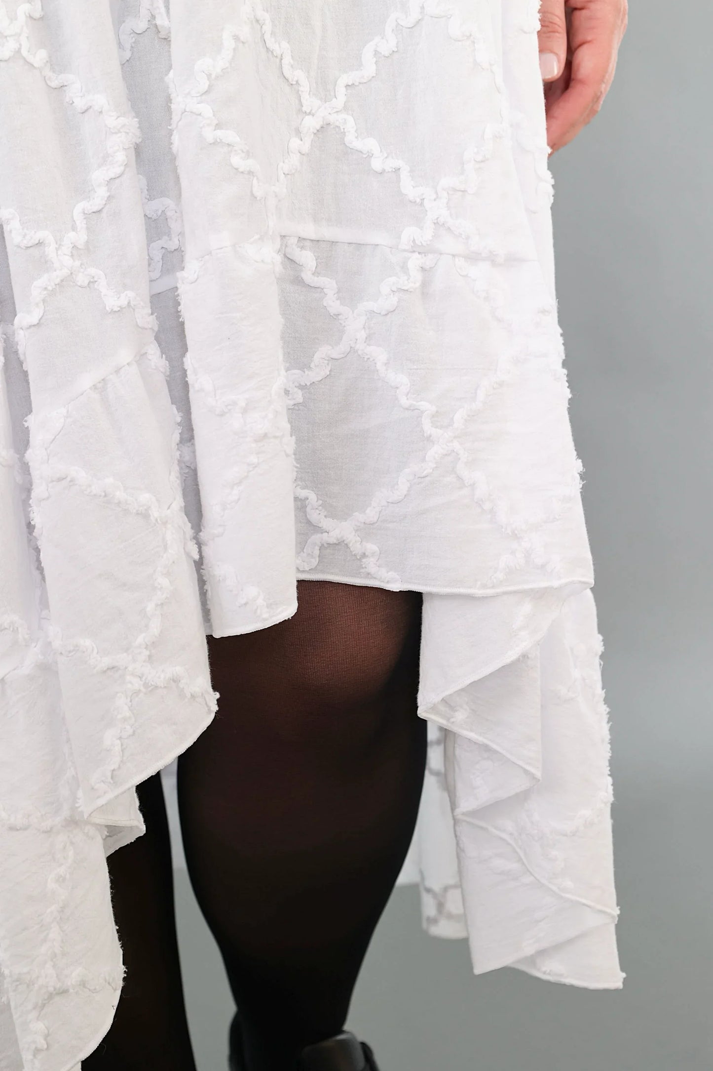 AKH Premium 7115 Kleid, Weiß