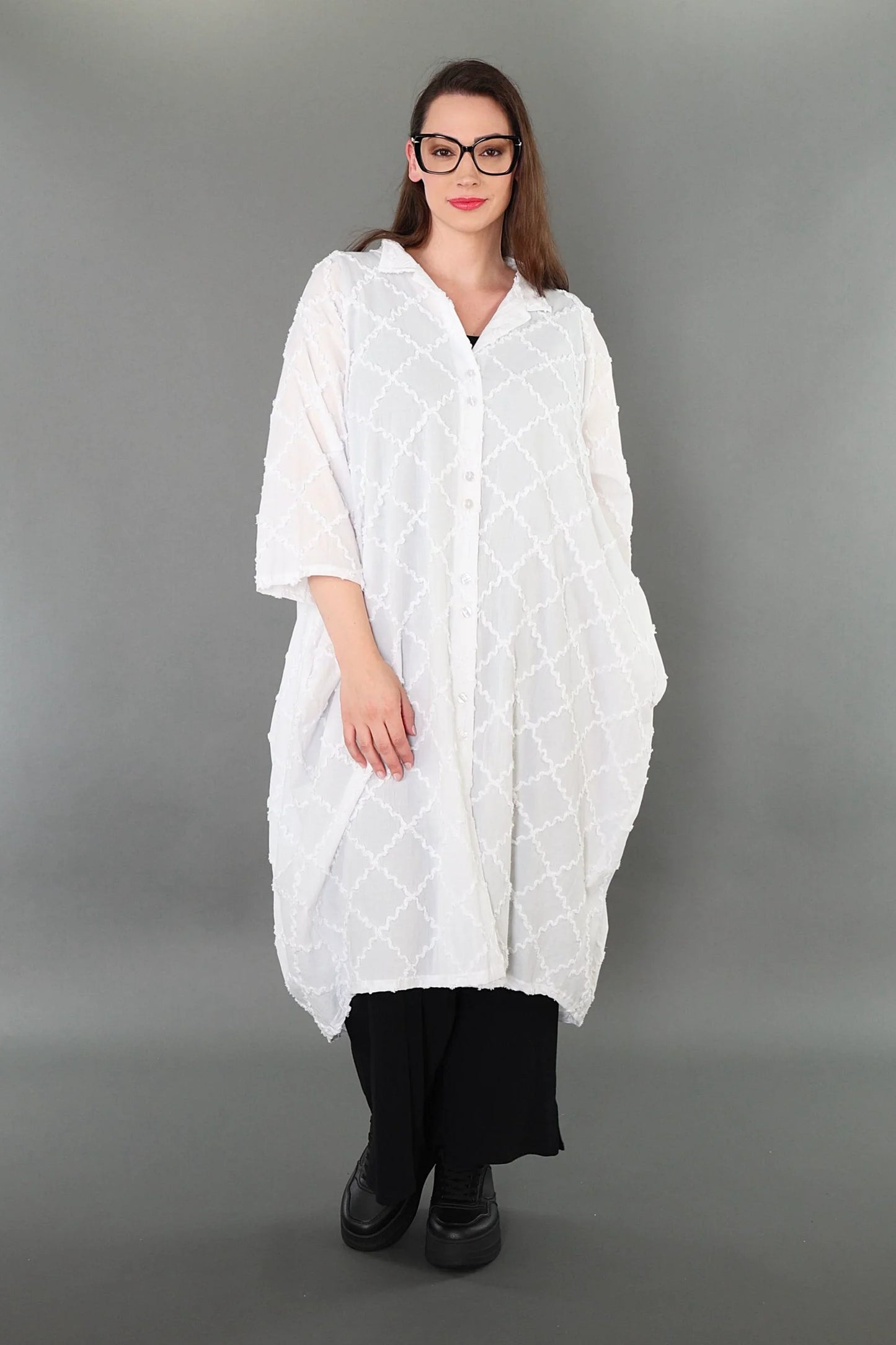 AKH Premium 7117 Bluse, Weiß