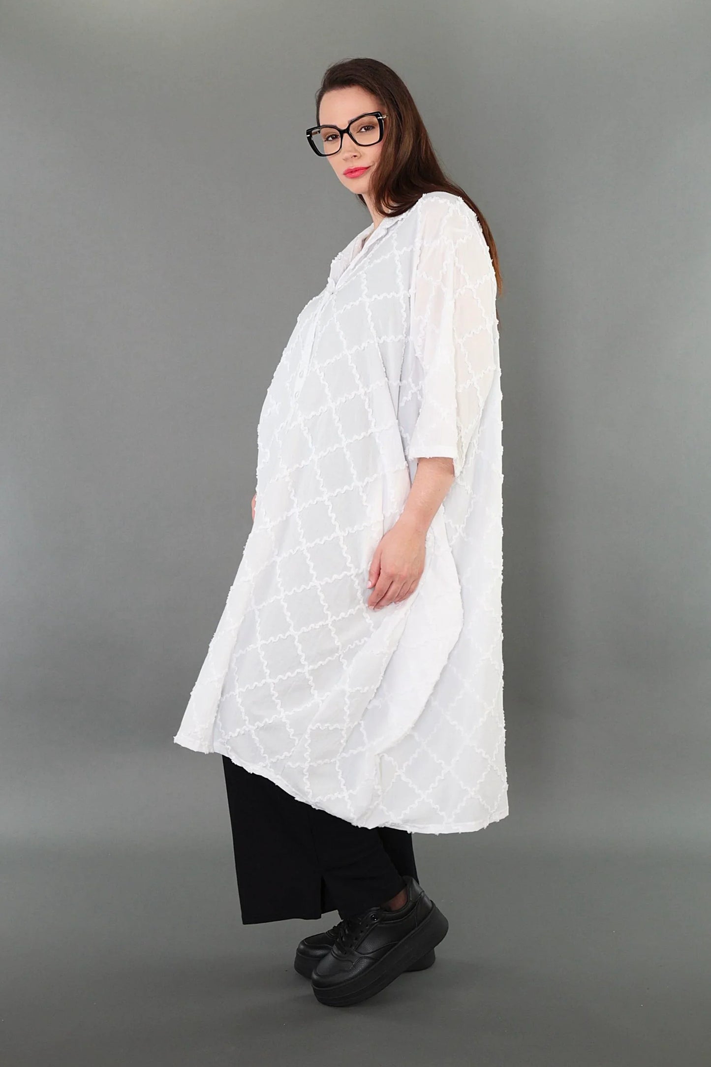 AKH Premium 7117 Bluse, Weiß