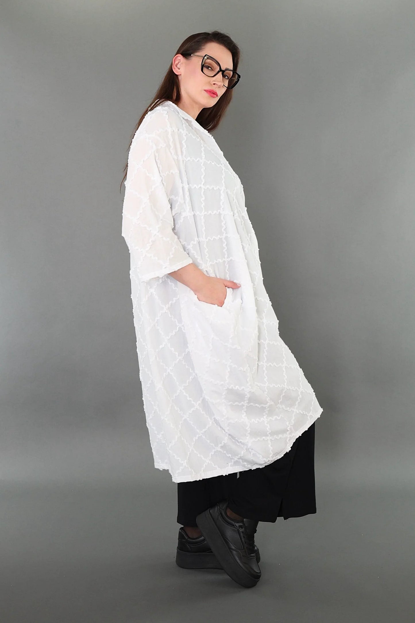 AKH Premium 7117 Bluse, Weiß