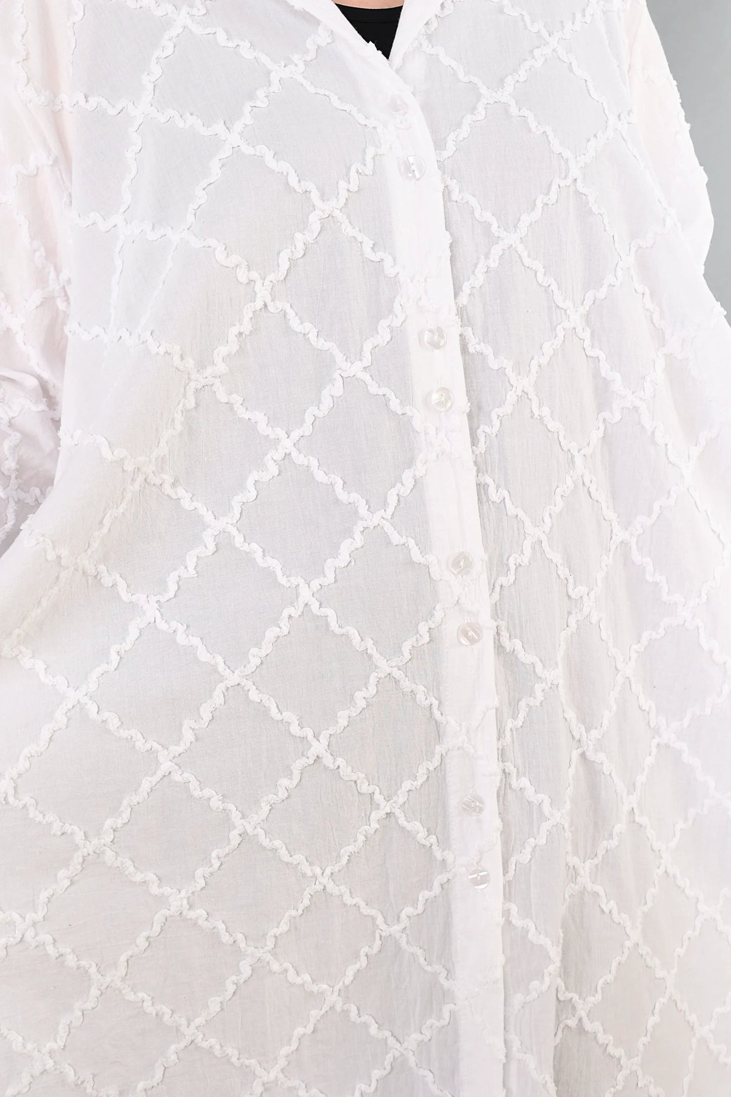 AKH Premium 7117 Bluse, Weiß