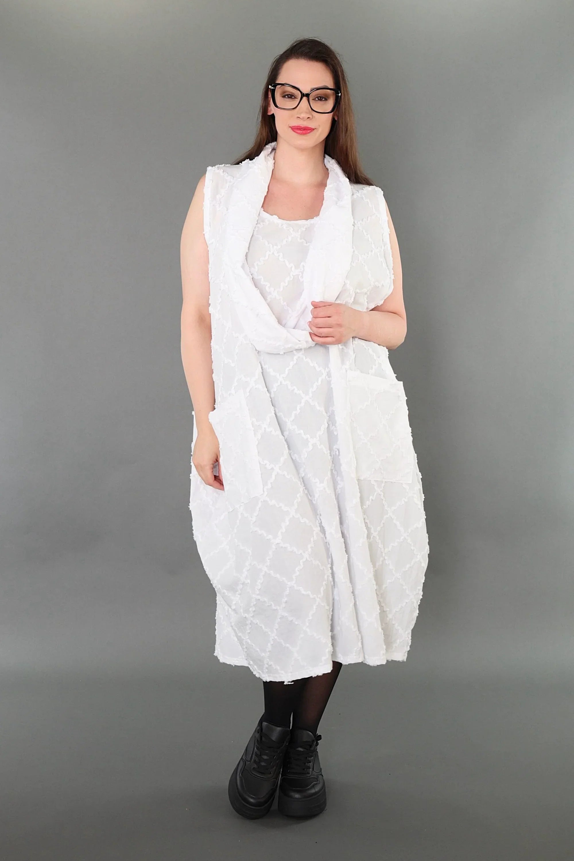 AKH Premium · Kleid · Brezza · 7118 · Weiß