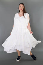 AKH Premium 7115 Dress, White