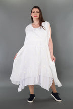 AKH Premium 7115 Dress, White