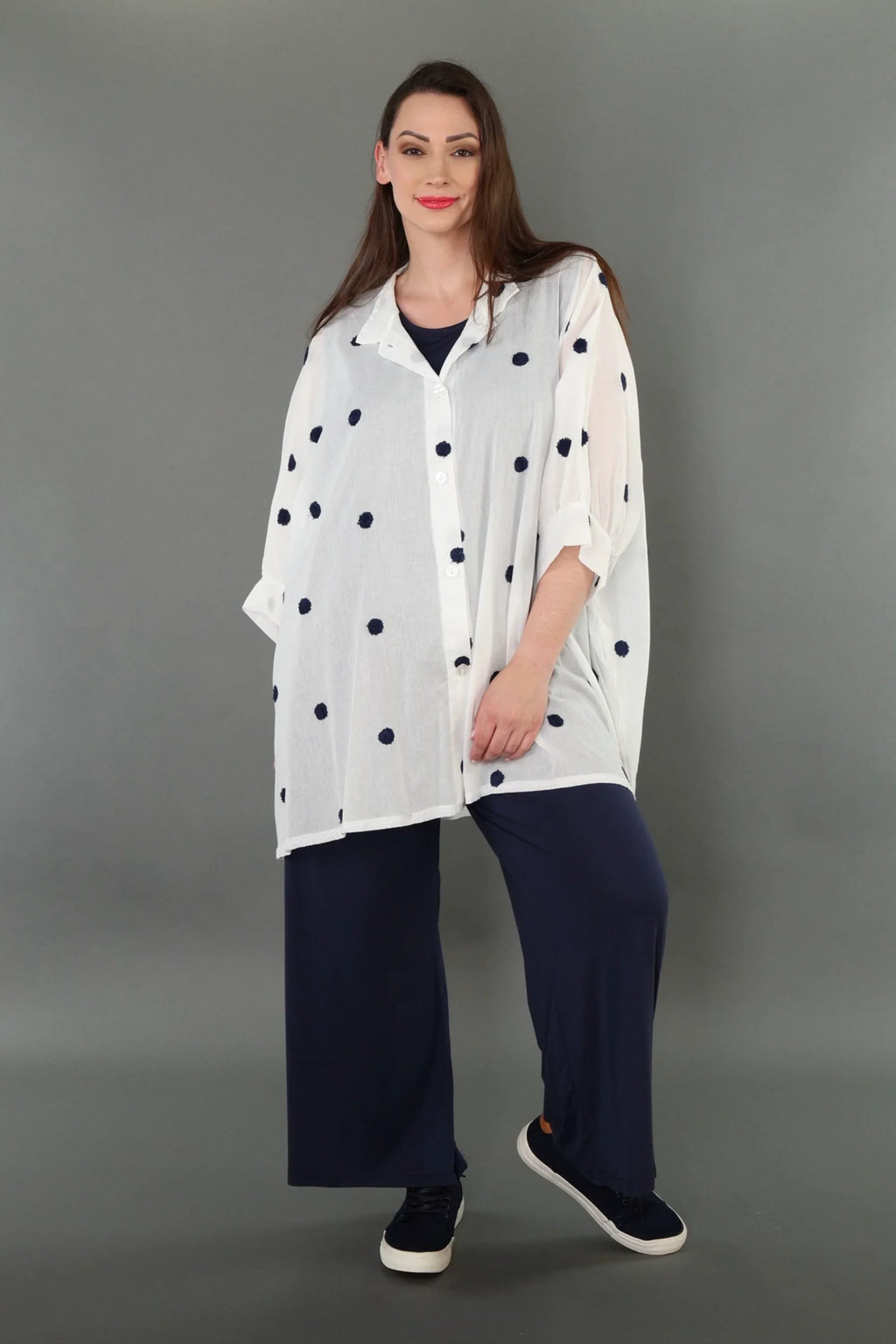 AKH Premium · Jacke · Marelia · 7116 · Weiß/Dunkelblau