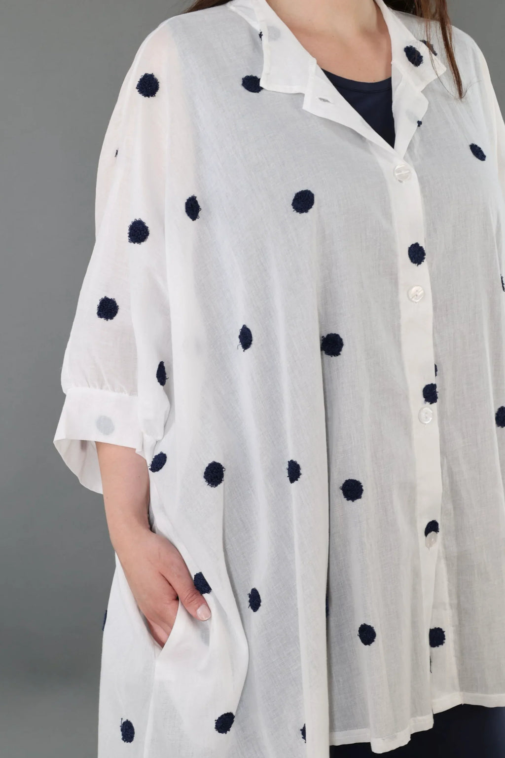 AKH Premium · Jacke · Marelia · 7116 · Weiß/Dunkelblau