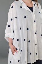 AKH Premium · Jacke · Marelia · 7116 · Weiß/Dunkelblau