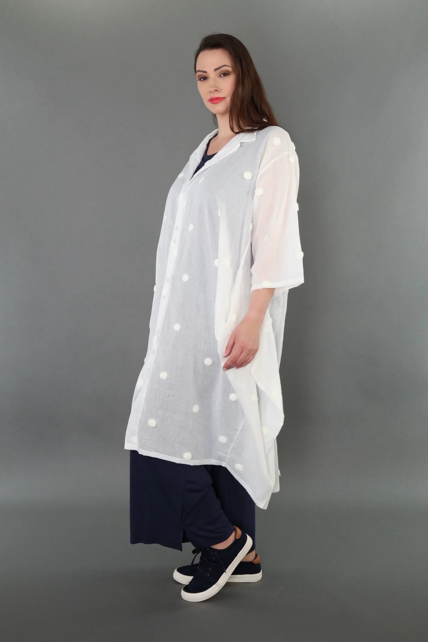 AKH Premium 7117 Bluse, Weiß