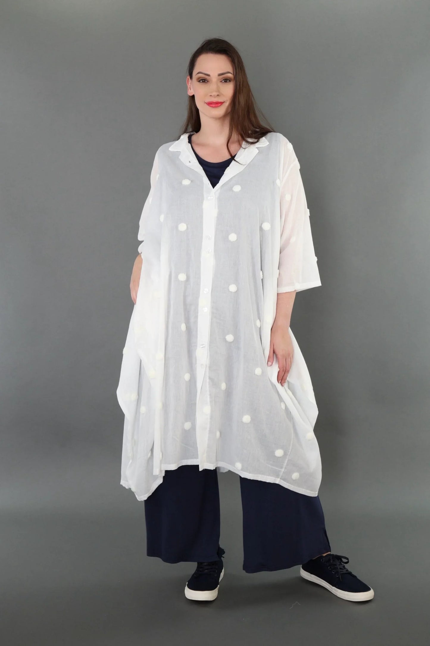 AKH Premium 7117 Bluse, Weiß