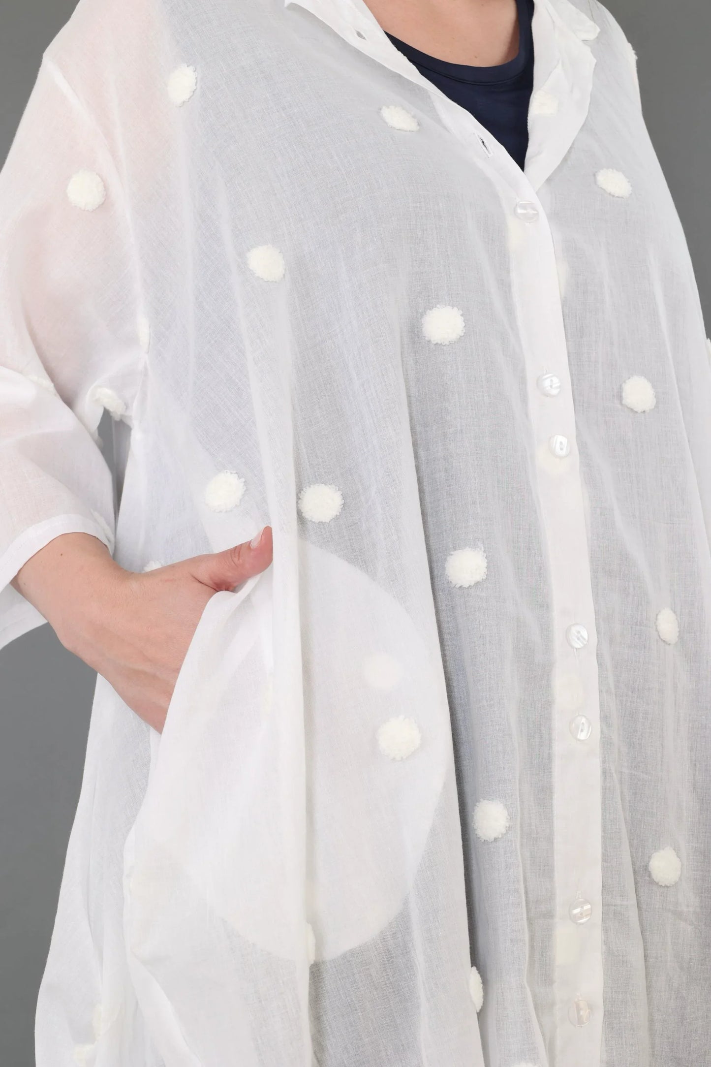 AKH Premium 7117 Bluse, Weiß