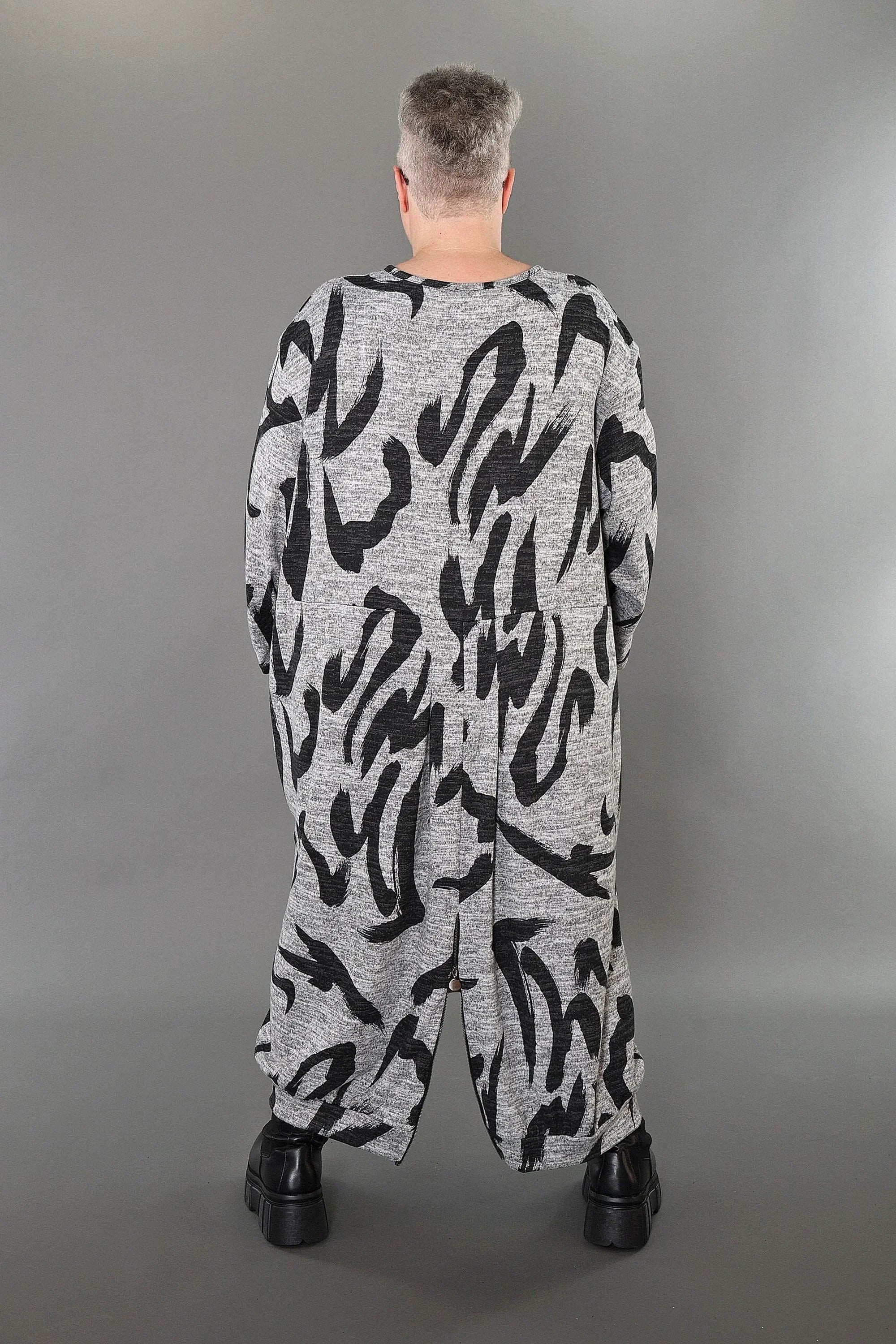 AKH Premium 7127 Robe, Gris-Gris Foncé