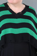 Jeté AKH Premium 2537, noir-vert
