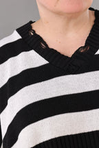 Jeté AKH Premium 2537, noir et blanc
