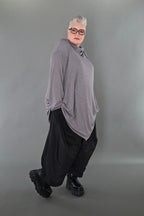 Chemise AKH Premium 516 grande taille, gris clair