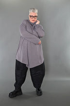 Chemise AKH Premium 516 grande taille, gris clair