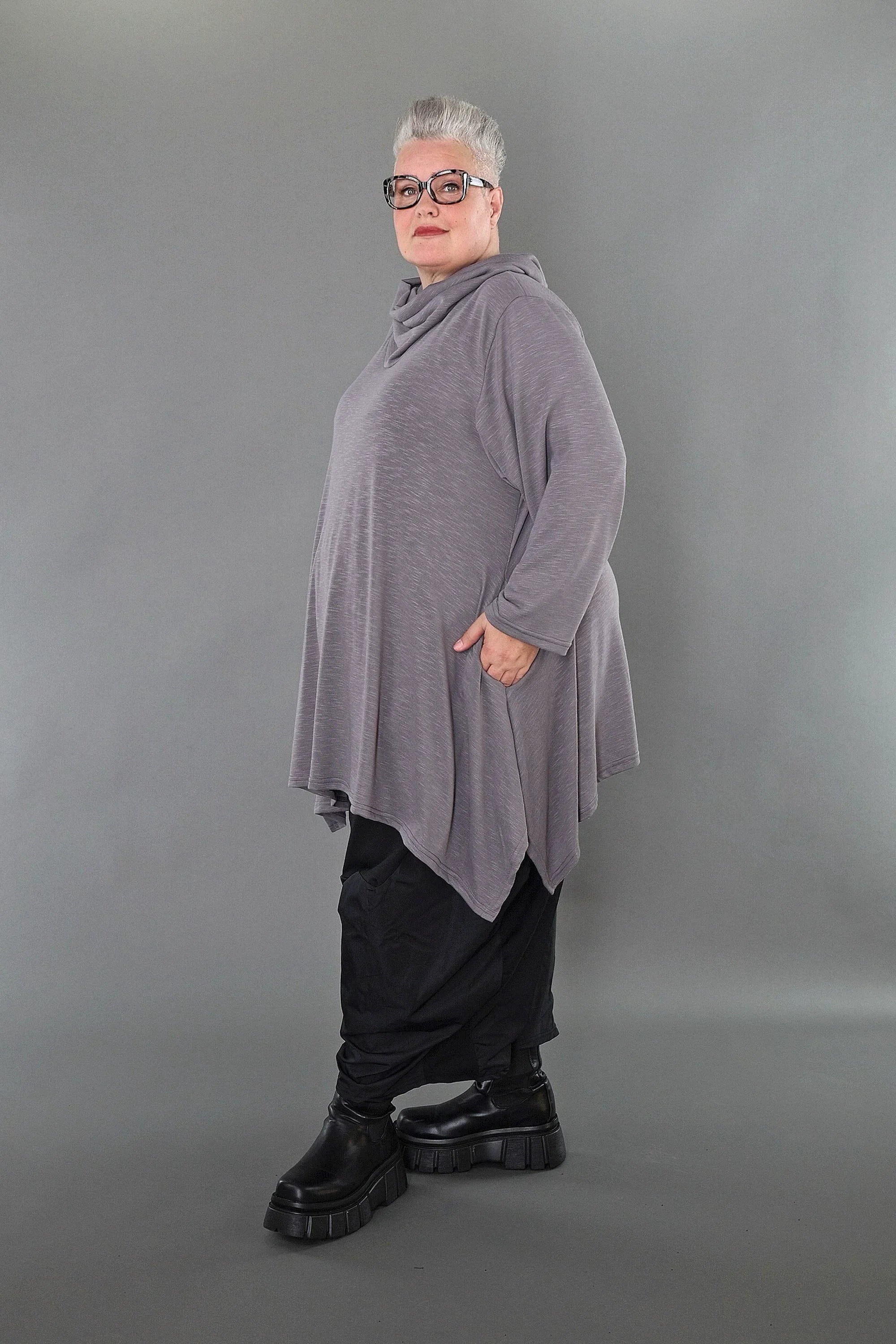 Chemise AKH Premium 3371, gris clair