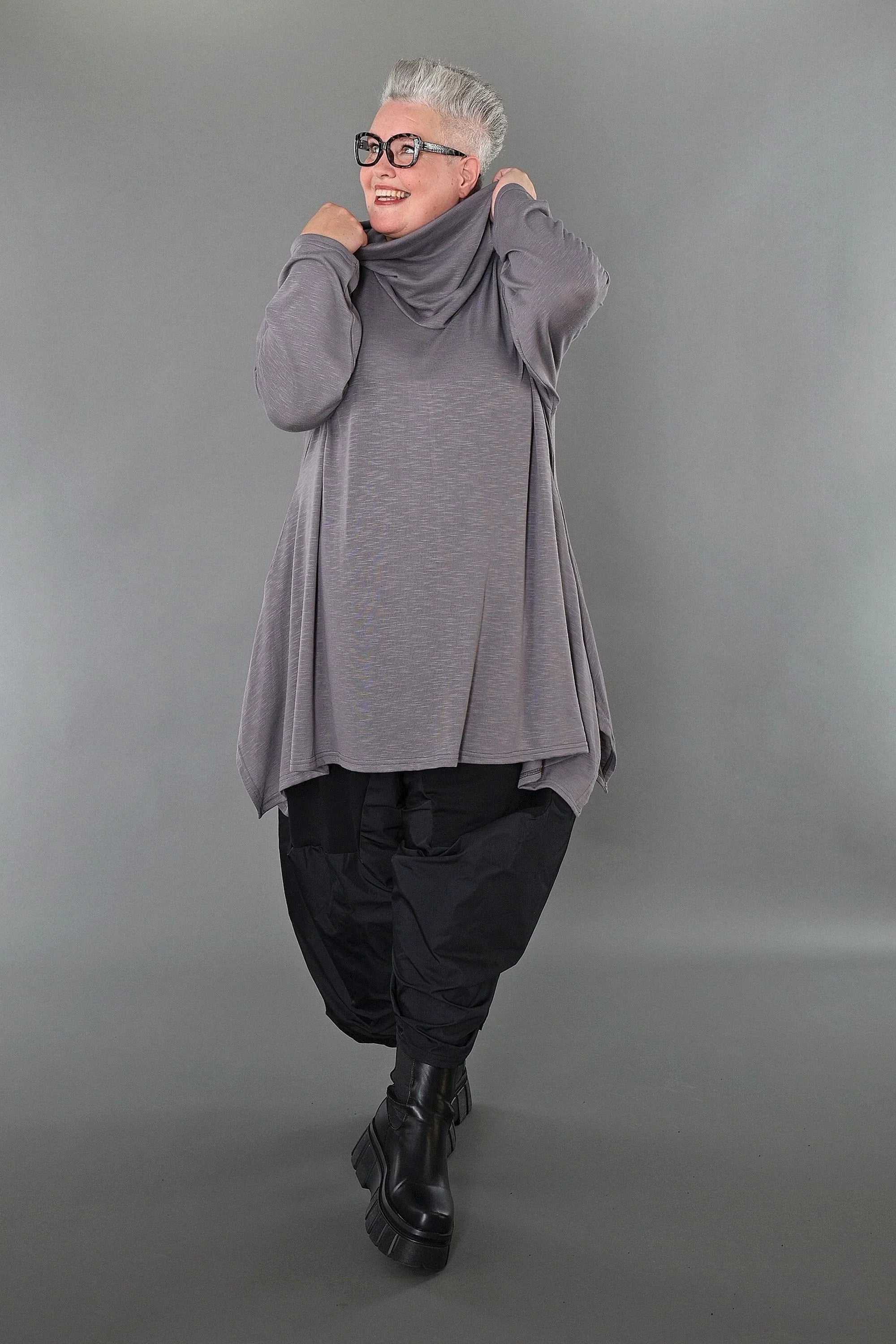 Chemise AKH Premium 3371, gris clair