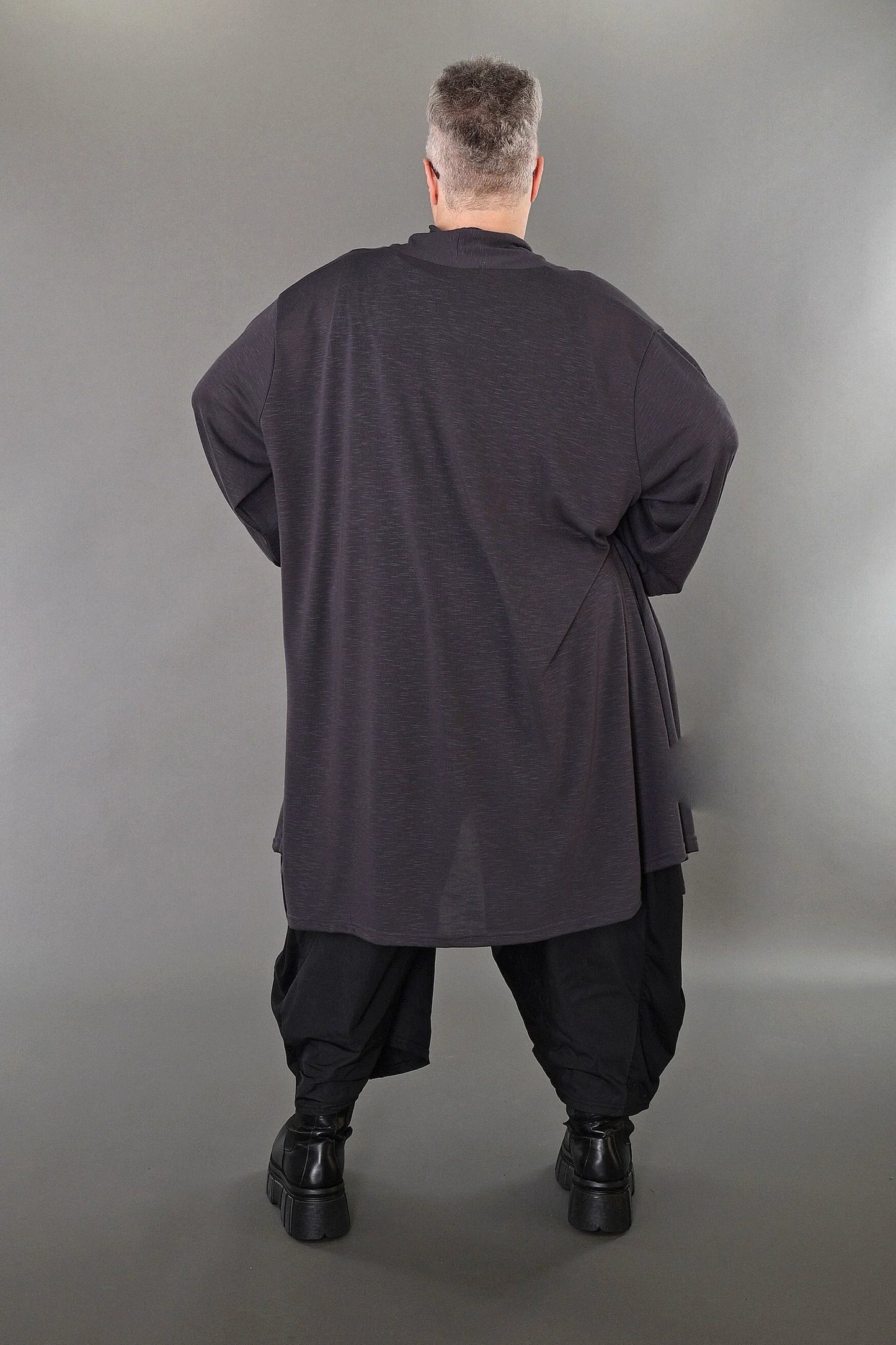 AKH Premium 7041 Cardigan, Dark Grey