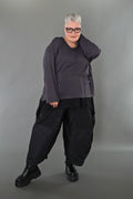 Chemise AKH Premium 7130 grande taille, gris foncé