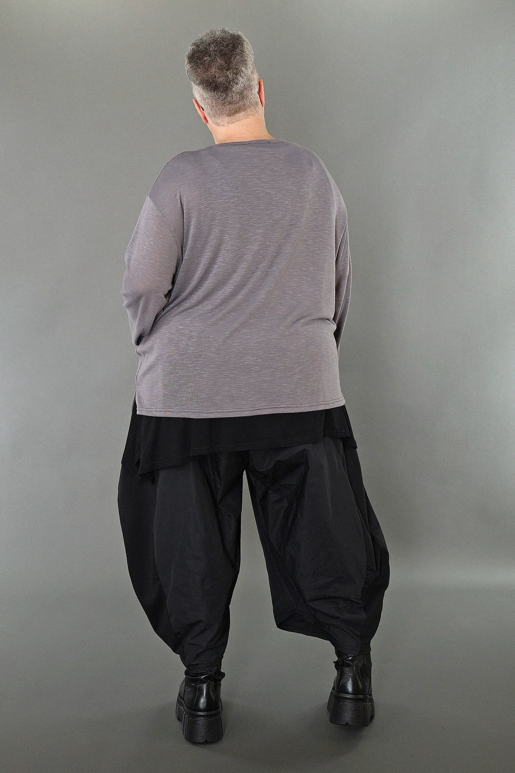 Chemise AKH Premium 7130 grande taille, gris clair