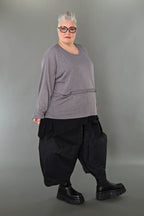 Chemise AKH Premium 7130 grande taille, gris clair