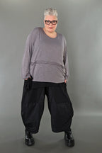 Chemise AKH Premium 7130 grande taille, gris clair
