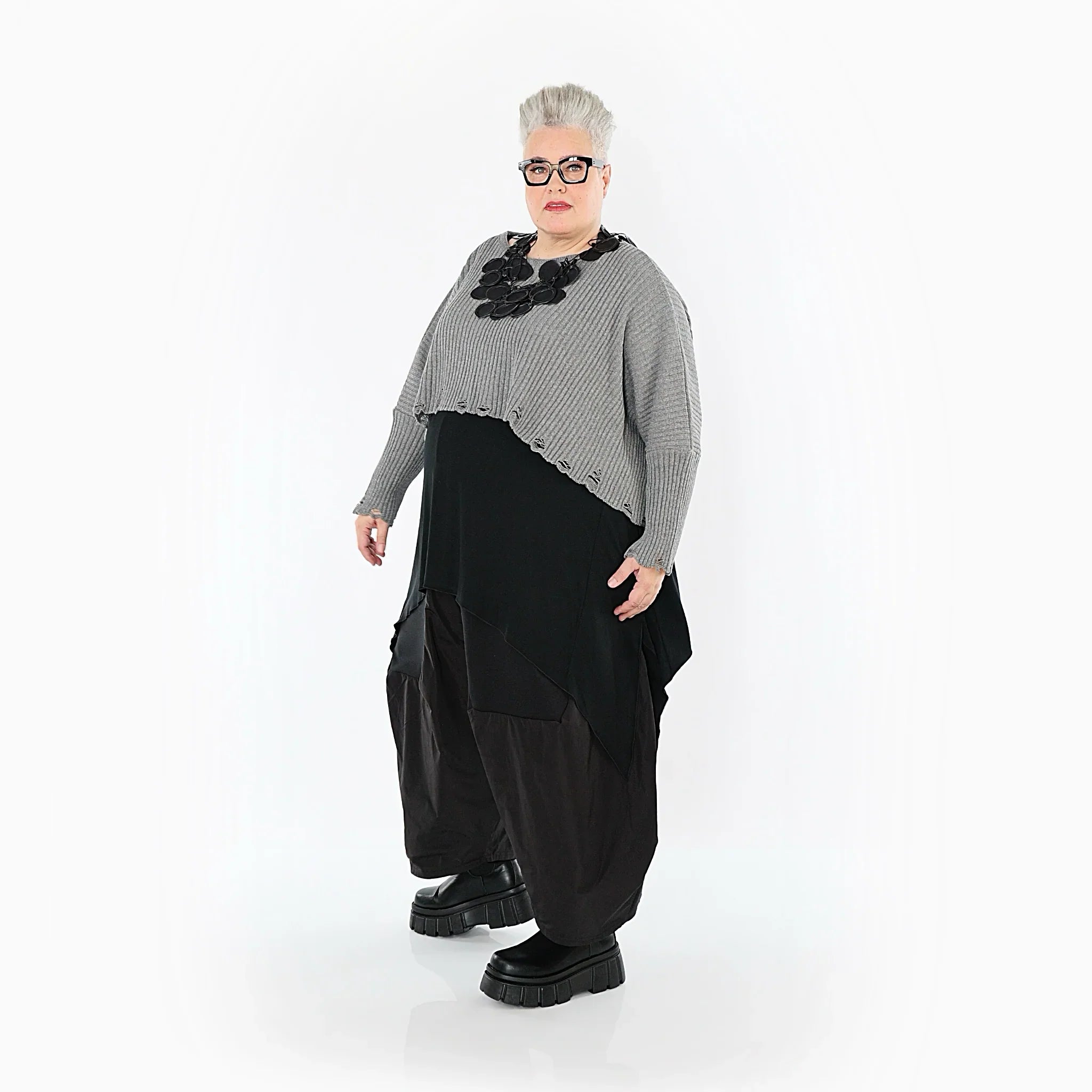 AKH Premium 2538 Jeté de lit, Gris