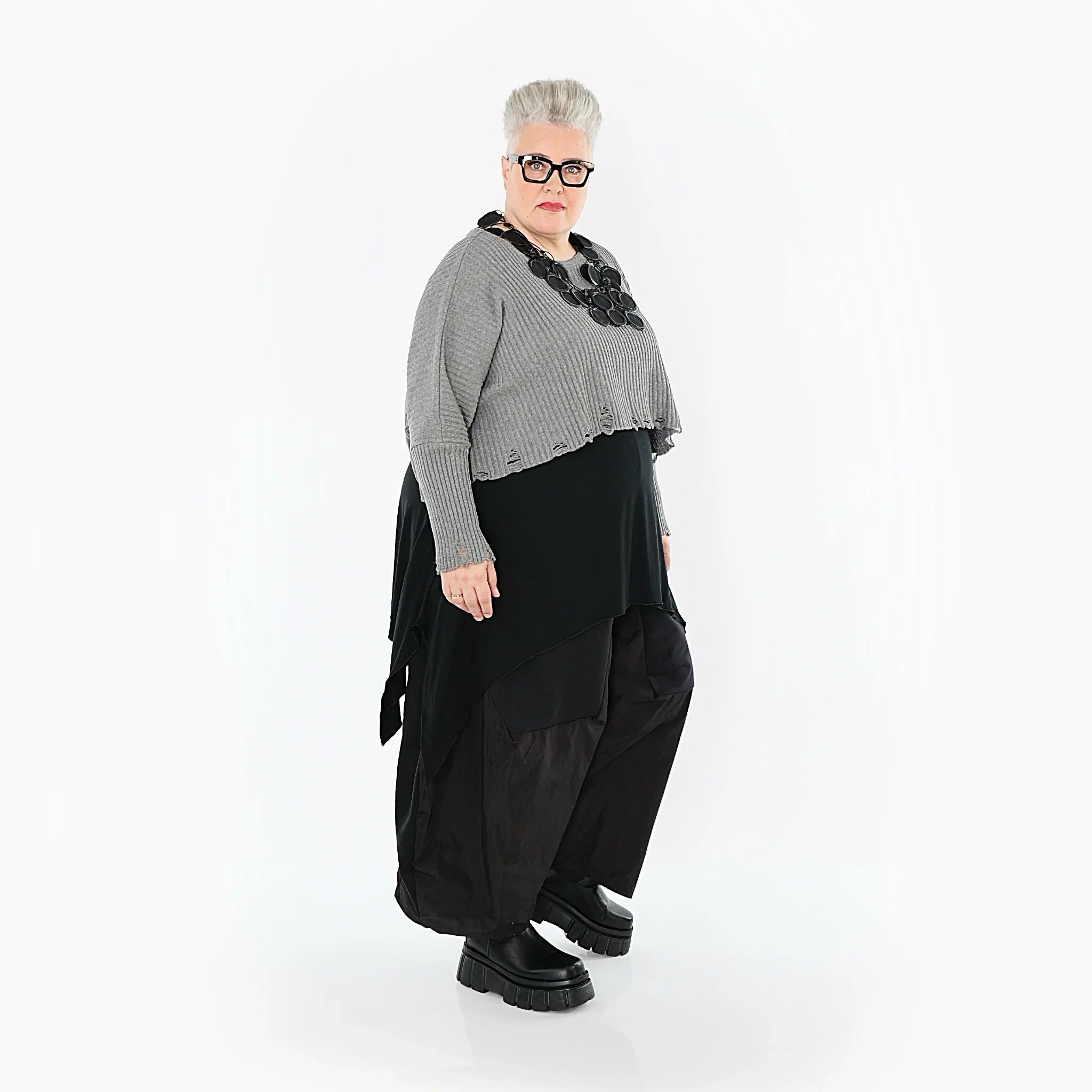 AKH Premium 2538 Jeté de lit, Gris