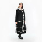AKH Premium 7120 Gilet, Noir-Blanc