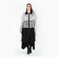 AKH Premium 7136 Blouse, Noir et blanc