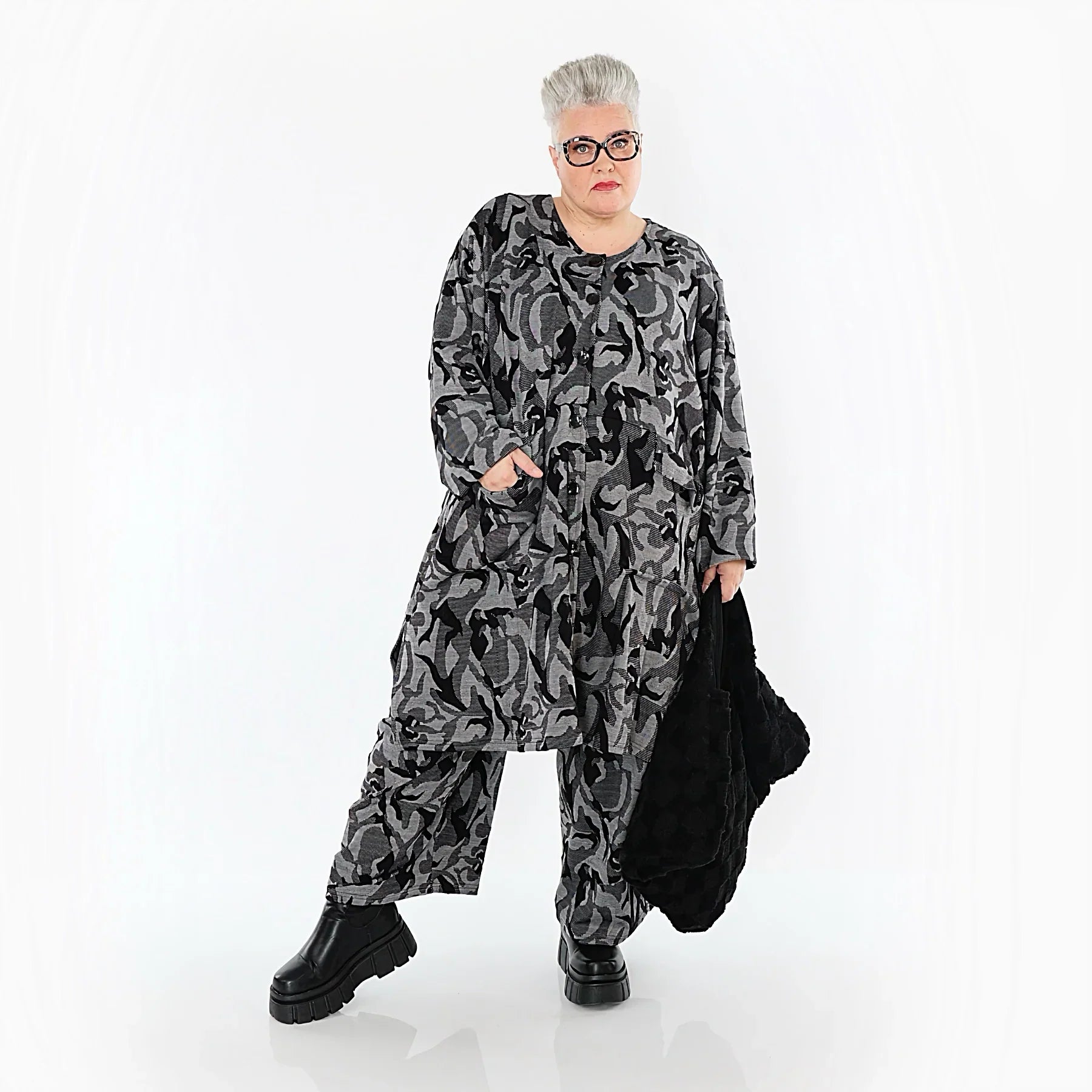 Veste AKH Premium 7140, Gris-Noir