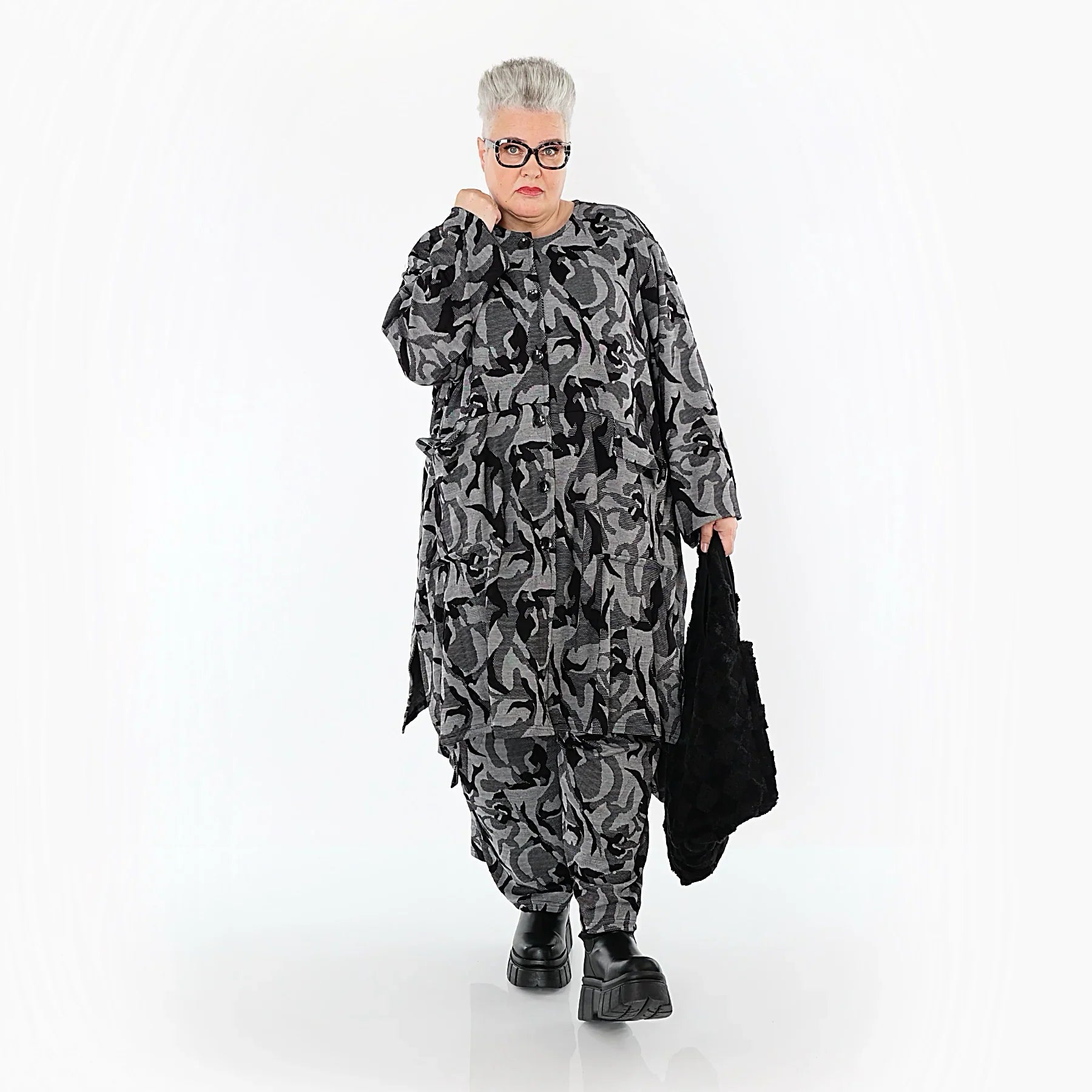 Veste AKH Premium 7140, Gris-Noir