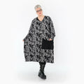 AKH Premium 7144 Dress, Grey-Black