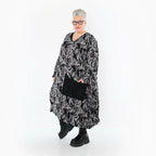 AKH Premium 7144 Dress, Grey-Black