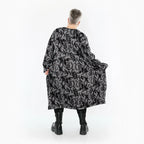 AKH Premium 7144 Dress, Grey-Black