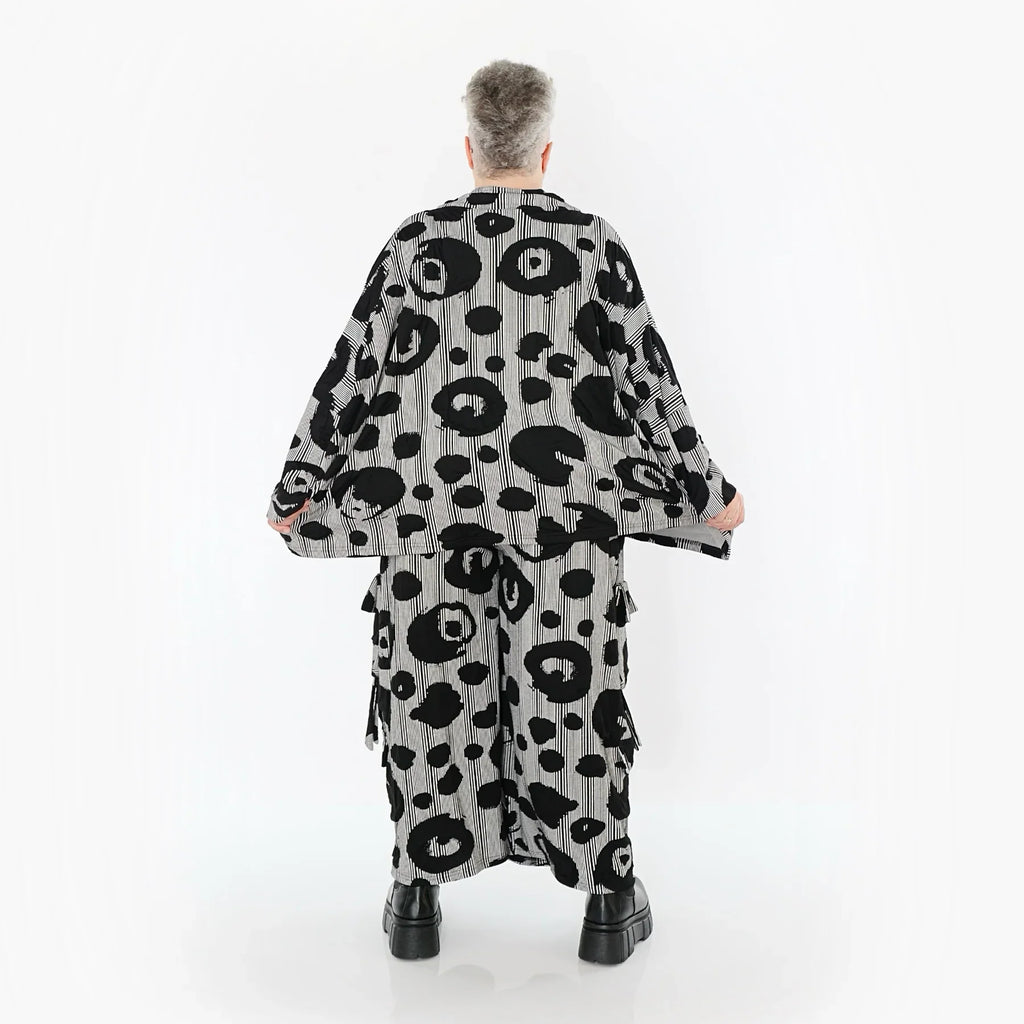 Veste AKH Premium 7104, Noir et Blanc