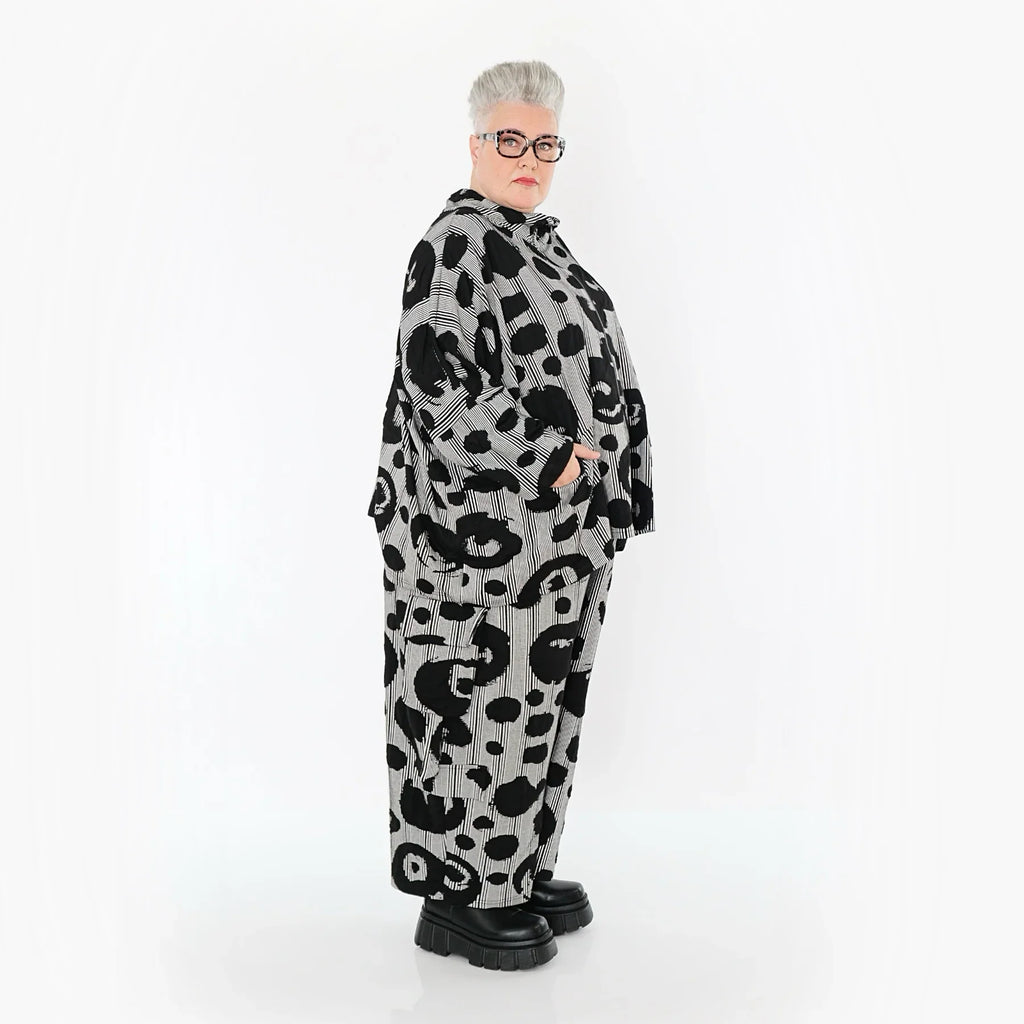 Veste AKH Premium 7104, Noir et Blanc