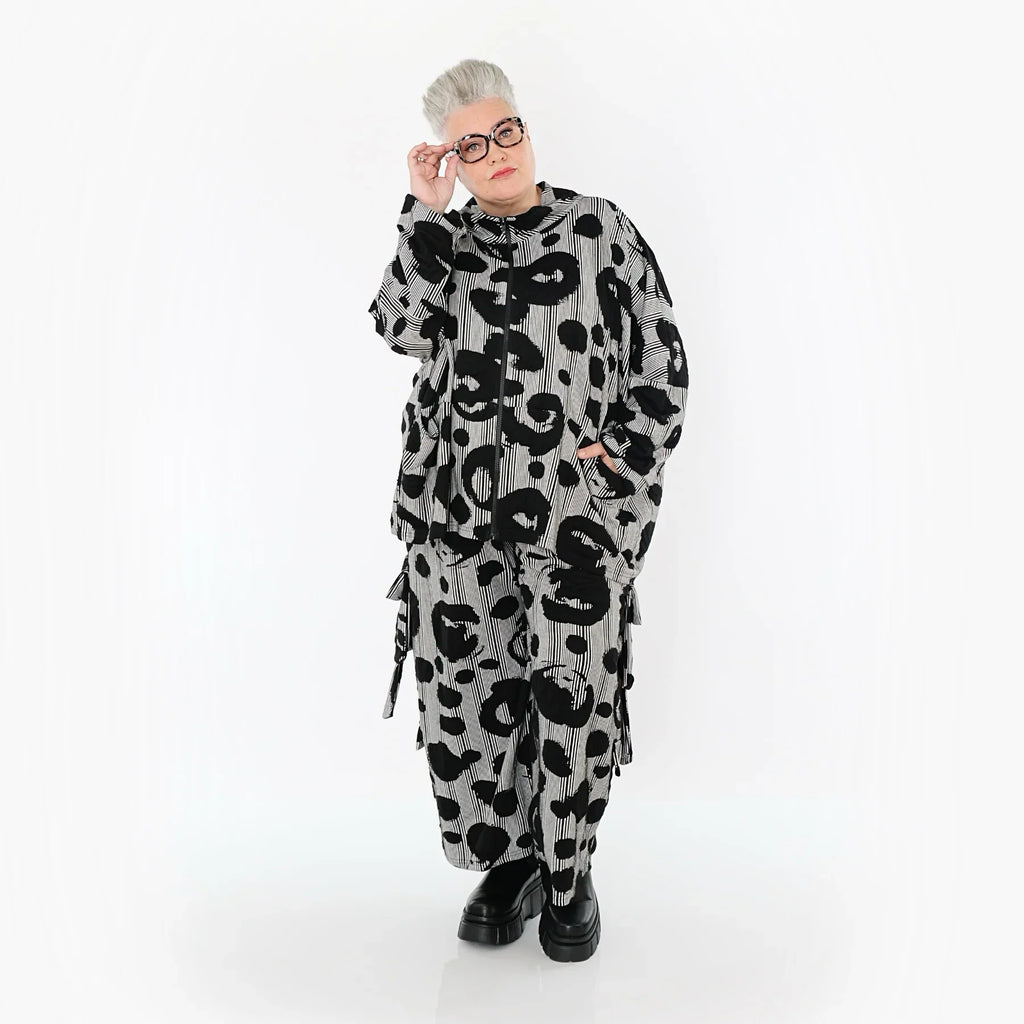 Veste AKH Premium 7104, Noir et Blanc