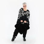 AKH Premium 7143 Big Shirt, Noir et blanc
