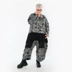 Pantalon AKH Premium 6883, Noir-Gris