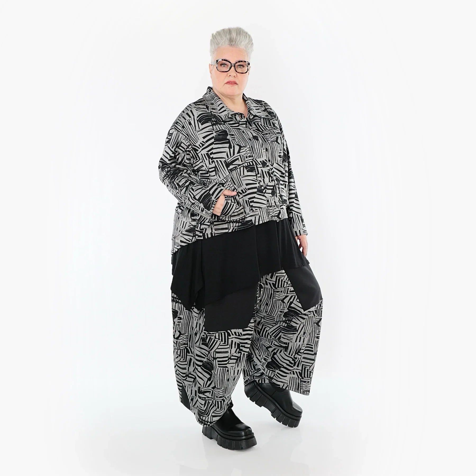 Veste AKH Premium 6910, Gris-Noir