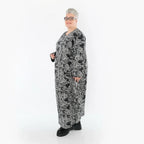 AKH Premium 7137 Kleid, Grau-Schwarz