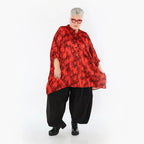 AKH Premium 7116 Blouse, Rouge-Noir