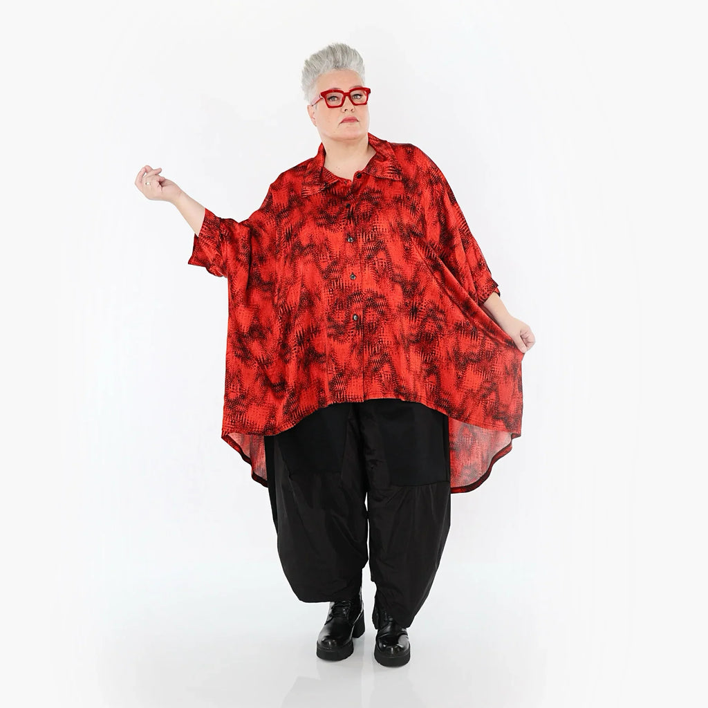 Chemise AKH Premium 7146, Rouge-Noir