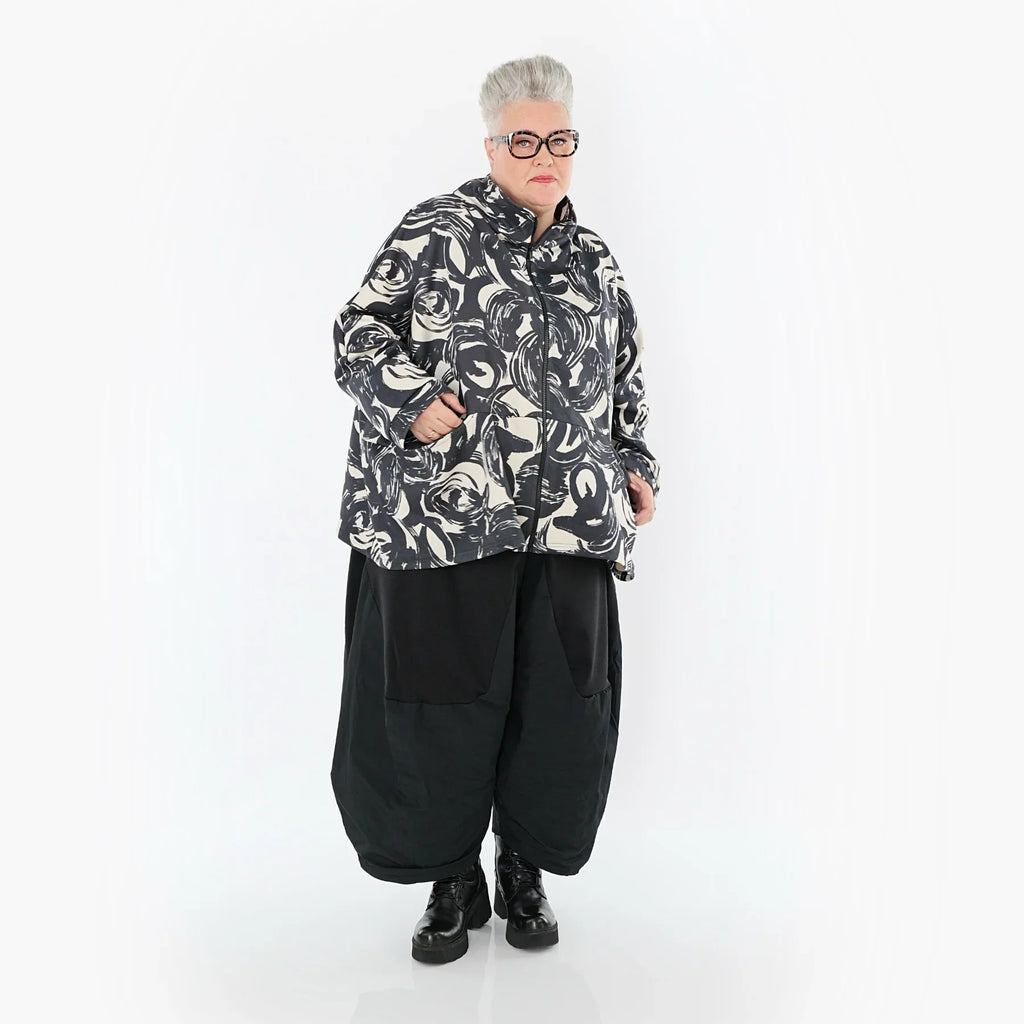AKH Premium 7104 Veste, Écru-Noir